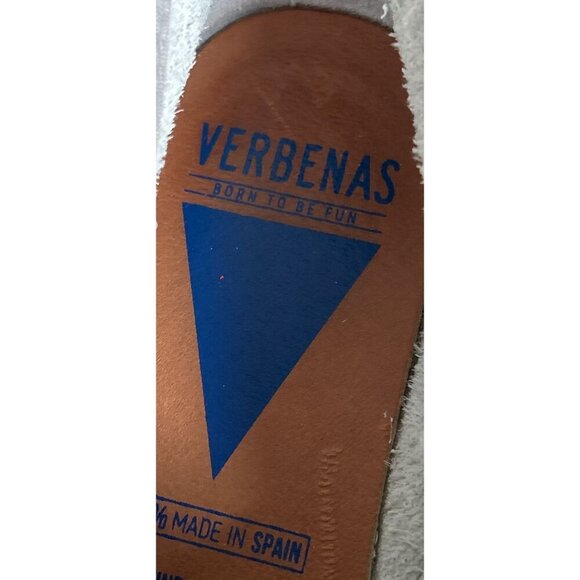 Verbenas Womens White Leather Slip-On Loafers Comfort Shoes Soft Made In Spain S - Picture 10 of 12